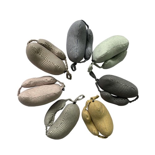 Pure Cotton Eye Mask and Neck Pillow 